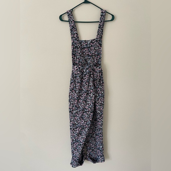 Zara Floral Criss Cross Overalls - Picture 10 of 12